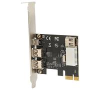BAFOVY Tarjeta PCIe a 1394A, Adaptador FireWire de 4 Puertos, 400 Mbps, for Transferencia de Datos y Conexion de Dispositivos