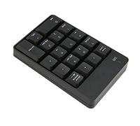 BAFOVY Teclado Numérico, Teclado Numérico USB Inalámbrico de 18 Teclas ABS, Ideal para Tareas de Contabilidad y Oficina en Casa (Black)