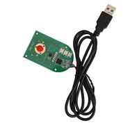 BAFOVY Teclado Trackpoint, Reemplazo de Puntero con Botón Izquierdo del Ratón Botón Derecho del Ratón Rueda Tapa Roja Extraíble Cúpula Suave Puntero para Portátiles Cable USB de 1M