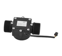 BAFOVY YF DN32 Medidor de Flujo Industrial Sensor de Flujo de Agua de Plástico DC3 a 24 V Medidor de Hall 1 a 120 L por Min Rosca G1 de 1 4 Pulgadas para Calentadores de Agua, Bebederos, Sistemas de