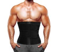Bafully Faja Reductoras Hombre adelgazantes Cinturón Lumbar Abdominal Neopreno Cintura Entrenador Sauna para Fitness Deporte
