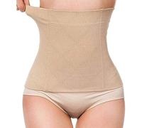 Bafully Postnatal - Cinturón Abdominal y Faja de Cintura 2 en 1, diseño Multifuncional, Moldeador de Cintura, elástico, Soporte para moldear la Figura, cinturón Postparto, Negro, S (Beige, M)