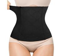 Bafully Postnatal - Cinturón Abdominal y Faja de Cintura 2 en 1, diseño Multifuncional, Moldeador de Cintura, elástico, Soporte para moldear la Figura, cinturón Postparto, Negro, S (Negro, S)