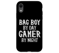 Bag Boy by Day Jugador De Noche Adolescente Trabajos Tienda De Comestibles Bagger Carcasa para iPhone XR