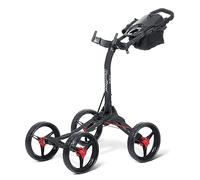 Bag Boy Quad XL Carrito de Golf de Disco, Unisex, Negro/Rojo