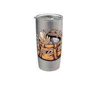Bag Full of Rocks Geologist Rockhound Minerals Vaso térmico de acero inoxidable de doble pared