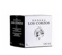 Bag in Box 5L Vino Tintos Recomendado (Equivalente a 6,5 Botellas de 750 ml) vino tinto afrutado caja de vino con grifo y asa incorporada de Bodegas Los Corzos