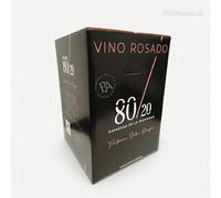 Bag in Box 80/20 (rediseño de ARTEVIN) vino ROSADO 15 LITROS