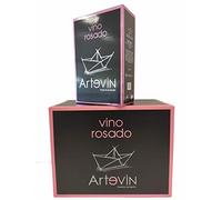 Bag in Box ARTEVIN vino ROSADO "clarete" 12 L (4 x 3 LITROS)…