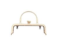 Bag Kiss Clasp Lock Purse Frame Making DIY Craft Handle Accessory Hardware(Screw style gold)