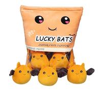 Bag of Plush Food Pillows - Cute Stuffed Animal Set, Lightweight Pilloows Ideal for Gifting, Lounging, or Imaginative Play | Suitable for Girlfriends, Children, and Fun Room Decoration