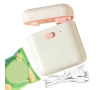 Bag Resealer, Portable Handheld, Snack Bag Sealing Machine, Compact Heat Tool, Easy Grip Design, Battery Powered, Perfect for Kitchen, Picnic, Travel, Storage, Sandwich, Fridge, 6.6x4.7x2.6cm