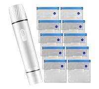 Bag Sealer | 800Mah Mini Snack Bag Sealer | Handheld Resealer For Kitchen Meat Preservation Leftover Meal Prep Home Travel Camping Freezer Packaging