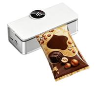 Bag Sealer Machine - Adjustable 6 Levels Rechargeable Food Saver | Portable LED Display Handheld Bag Sealer | for Food Storage, Kitchen, Home, Dorm, Apartment, Breakfast, Sandwich, Lunch