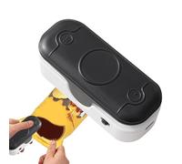 Bag Sealing Machine, USB Charging Heat, ABS 2-in-1 Quick Sealing Tool with Cutter, Handheld Resealer for Food Snacks, Convenient Kitchen Accessory, 3.94x1.57x1.57 Inches