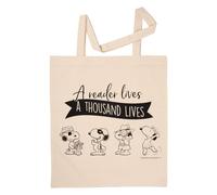 bag shopping - natural - thousand lives: cotton, 38x41 cm