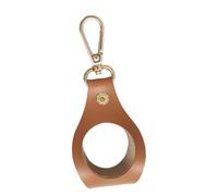 BAG- Soporte portátil de piel sintética para pelotas de golf con gancho giratorio para pelotas de golf, Marrón, Belleza masiva