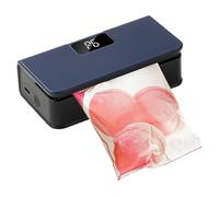 Bag With Cutter - ABS 4.92x2.48x1.57in | 6-level Rechargeable LED Display Food Sealing Machine With Magnetic Base, Chip Bag Cutter, Airtight Storage | Snack Chips Sandwich Fridge Kitchen Travel