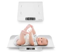 BAGAIL Báscula para bebés con bandeja segura y cómoda, gran pantalla LCD, funciones de tara y retención, báscula digital multiusos para bebés, niños pequeños, mascotas o adultos