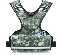 BAGAIL Chaleco Lastrado Ajustable para Entrenamiento de Fuerza, Bolsas de Arena de Hierro Extraíbles, Talla de Busto Ajustable, Chaleco de Fitness Resistente para Hombre y Mujer