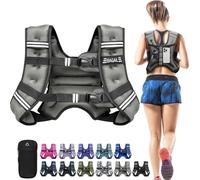 BAGAIL Chaleco Lastrado para Entrenamiento de Fuerza, Talla de Busto Ajustable, Bolsillo Práctico, Ideal para Entrenamientos en Gimnasio, Yoga y Ejercicios Aeróbicos