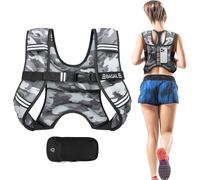 BAGAIL Chaleco Lastrado para Entrenamiento de Fuerza, Talla de Busto Ajustable, Bolsillo Práctico, Ideal para Entrenamientos en Gimnasio, Yoga y Ejercicios Aeróbicos