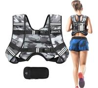 BAGAIL Chaleco Lastrado para Entrenamiento de Fuerza, Talla de Busto Ajustable, Bolsillo Práctico, Ideal para Entrenamientos en Gimnasio, Yoga y Ejercicios Aeróbicos