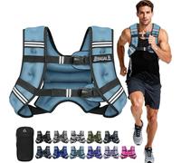BAGAIL Chaleco Lastrado para Entrenamiento de Fuerza, Talla de Busto Ajustable, Bolsillo Práctico, Ideal para Entrenamientos en Gimnasio, Yoga y Ejercicios Aeróbicos