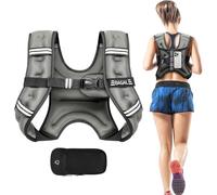 BAGAIL Chaleco Lastrado para Entrenamiento de Fuerza, Talla de Busto Ajustable, Bolsillo Práctico, Ideal para Entrenamientos en Gimnasio, Yoga y Ejercicios Aeróbicos