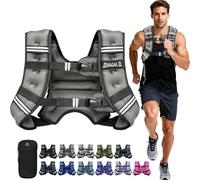 BAGAIL Chaleco Lastrado para Entrenamiento de Fuerza, Talla de Busto Ajustable, Bolsillo Práctico, Ideal para Entrenamientos en Gimnasio, Yoga y Ejercicios Aeróbicos