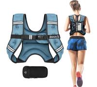 BAGAIL Chaleco Lastrado para Entrenamiento de Fuerza, Talla de Busto Ajustable, Bolsillo Práctico, Ideal para Entrenamientos en Gimnasio, Yoga y Ejercicios Aeróbicos