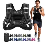 BAGAIL Chaleco Lastrado para Entrenamiento de Fuerza, Talla de Busto Ajustable, Bolsillo Práctico, Ideal para Entrenamientos en Gimnasio, Yoga y Ejercicios Aeróbicos