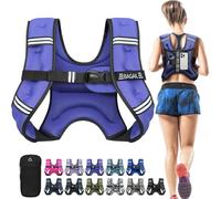 BAGAIL Chaleco Lastrado para Entrenamiento de Fuerza, Talla de Busto Ajustable, Bolsillo Práctico, Ideal para Entrenamientos en Gimnasio, Yoga y Ejercicios Aeróbicos