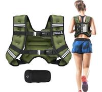 BAGAIL Chaleco Lastrado para Entrenamiento de Fuerza, Talla de Busto Ajustable, Bolsillo Práctico, Ideal para Entrenamientos en Gimnasio, Yoga y Ejercicios Aeróbicos