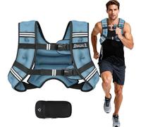 BAGAIL Chaleco Lastrado para Entrenamiento de Fuerza, Talla de Busto Ajustable, Bolsillo Práctico, Ideal para Entrenamientos en Gimnasio, Yoga y Ejercicios Aeróbicos