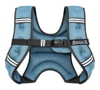 BAGAIL Chaleco lastrado para entrenamiento de fuerza, tamaño de torso ajustable, bolsillo cómodo, chaleco lastrado con arena de hierro, ideal para ejercicios aeróbicos