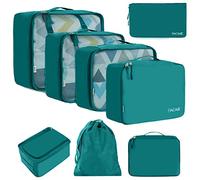 BAGAIL Cubos de Embalaje para Maleta, Juego de 8, Organizadores de Embalaje de Equipaje Ligeros, Cubos de Embalaje para Accesorios de Viaje