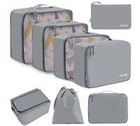 BAGAIL Cubos de Embalaje para Maleta, Juego de 8, Organizadores de Embalaje de Equipaje Ligeros, Cubos de Embalaje para Accesorios de Viaje
