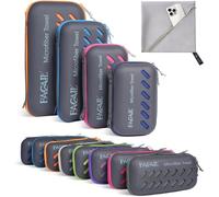 BAGAIL Toallas de Viaje de Microfibra, Toallas de Campamento, Toallas de baño y Toallas de Playa, Secado rápido - Súper absorción de Agua - Súper Compacto, Muy Adecuado para el Deporte y el Fitness