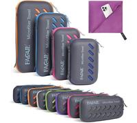 BAGAIL Toallas de Viaje de Microfibra, Toallas de Campamento, Toallas de baño y Toallas de Playa, Secado rápido - Súper absorción de Agua - Súper Compacto, Muy Adecuado para el Deporte y el Fitness