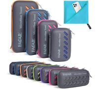BAGAIL Toallas de Viaje de Microfibra, Toallas de Campamento, Toallas de baño y Toallas de Playa, Secado rápido - Súper absorción de Agua - Súper Compacto, Muy Adecuado para el Deporte y el Fitness