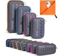 BAGAIL Toallas de Viaje de Microfibra, Toallas de Campamento, Toallas de baño y Toallas de Playa, Secado rápido - Súper absorción de Agua - Súper Compacto, Muy Adecuado para el Deporte y el Fitness