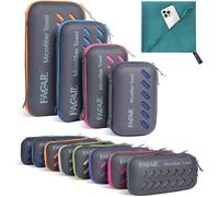 BAGAIL Toallas de Viaje de Microfibra, Toallas de Campamento, Toallas de baño y Toallas de Playa, Secado rápido - Súper absorción de Agua - Súper Compacto, Muy Adecuado para el Deporte y el Fitness