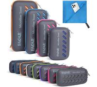BAGAIL Toallas de Viaje de Microfibra, Toallas de Campamento, Toallas de baño y Toallas de Playa, Secado rápido - Súper absorción de Agua - Súper Compacto, Muy Adecuado para el Deporte y el Fitness