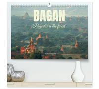 Bagan - Pagodas in the forest (High Quality Premium Wall Calendar 2026 DIN A2 landscape),CALVENDO 12 Month Wall Calendar: The ancient city in Myanmar