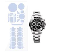BagArmor 2 protectores de pantalla para Rolex Daytona 40 mm Ref. 126500 N | Piel transparente, cubierta de cuerpo completo, protector de pantalla de reloj