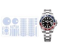 BagArmor 2 protectores de pantalla para Rolex GMT-Master II Ref. 116710. | Piel transparente, cubierta de cuerpo completo, protector de pantalla de reloj