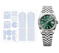 BagArmor Película protectora para pulsera Rolex Datejust de 36 mm, ref. 126231, 126233, 126234, Jubilee, protector de pantalla transparente para reloj completo (2 películas de cuerpo completo)