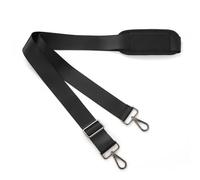 bagasin Correa de Hombro Ajustable, 80 cm a 142 cm, Suave y Antideslizante con Ganchos Dobles de Equilibrio, Correa Universal de Repuesto para Bolsos de Portátil, Bandoleras y Bolsos de Mano, Negro