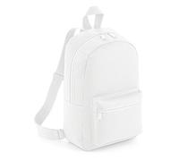 Bagbase Mini Essential Fashion Backpack Mochila, Adultos Unisex, White (Blanco), Talla única